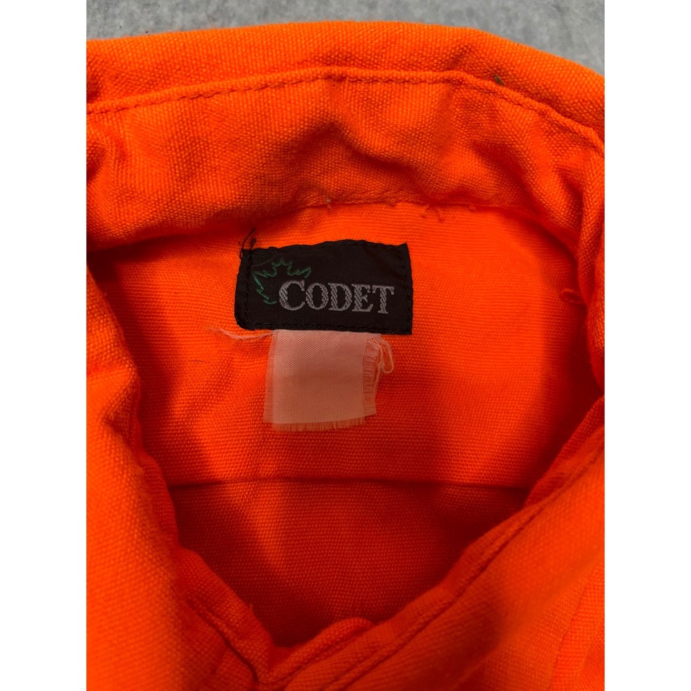 Codet Mens Blaze Orange‎ Hunting Shirt Long Sleeve Button Up High Vis Workwear - Picture 5 of 7